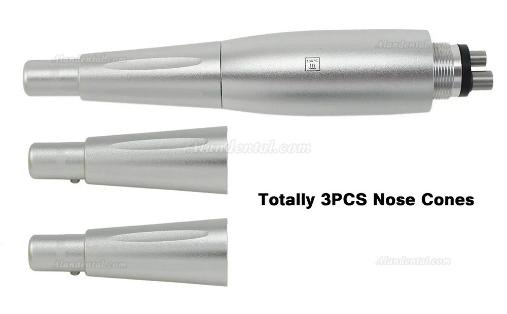 Dental Hygiene Prophy Handpiece (Air Motor 4 Holes + 3 Nose Cones Kit)